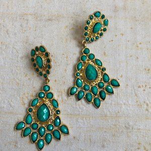Brilliant Vintage Dangle Chandelier Earrings